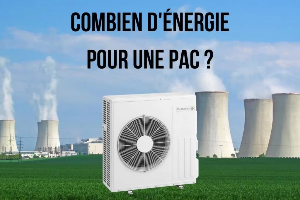 Combien d'énergie pour une pompe à chaleur