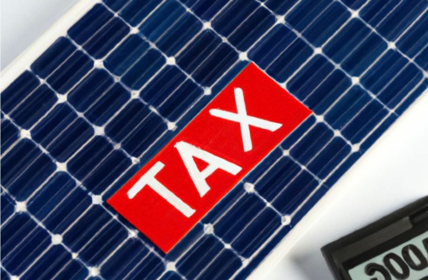panneaux solaires impôts